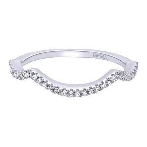 Gabriel 14 Karat Contemporary Wedding Band WB9512W44JJ