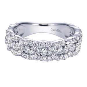 Gabriel Fashion 14 Karat Lusso Diamond Ladies' Ring LR6429W44JJ