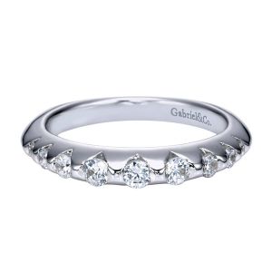 Gabriel 14 Karat Contemporary Wedding Band WB8443W44JJ