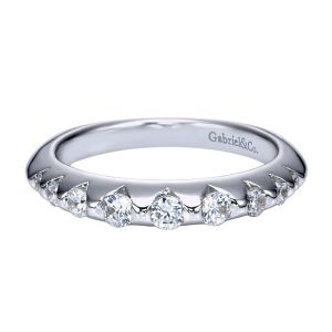 Gabriel 14 Karat Contemporary Wedding Band WB8443W44JJ