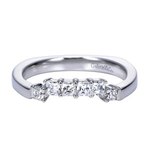 Gabriel 14 Karat Contemporary Wedding Band WB4096W44JJ