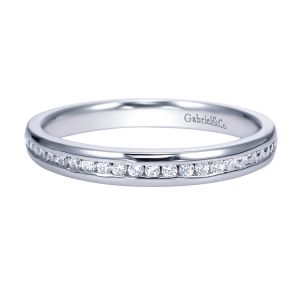 Gabriel 14 Karat Contemporary Wedding Band WB8010W44JJ