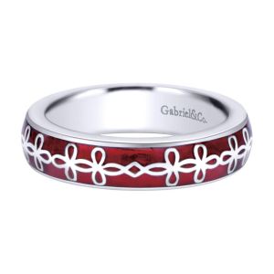 Gabriel Fashion Silver Stackable Stackable Ladies' Ring LR5901-7E1SVJJJ