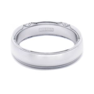 Tacori 616W1 Platinum Crescent Wedding Band