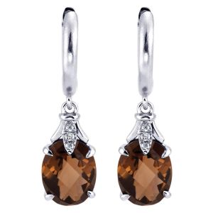 Gabriel Fashion Silver Roman Drop Earrings EG11157SV5SQ