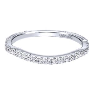 Gabriel 14 Karat Contemporary Wedding Band WB12003R4W44JJ