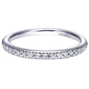 Gabriel 14 Karat Contemporary Wedding Band WB5431W44JJ