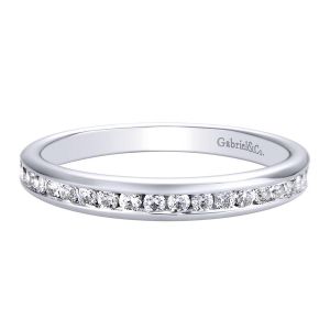 Gabriel 14 Karat Contemporary Wedding Band WB9712W44JJ