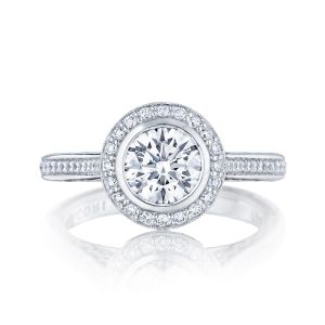 306-25RD65 Platinum Tacori Starlit Engagement Ring