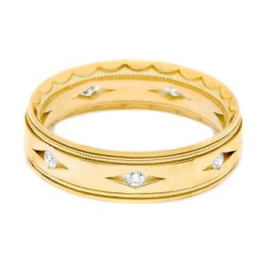 Tacori 866YD 18 Karat Crescent Wedding Band
