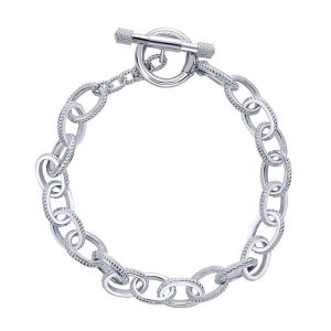 Gabriel Fashion Silver Treasure Chests Charm Bracelet TB2602SVJJJ