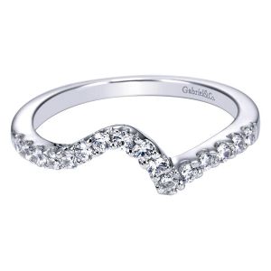 Gabriel 14 Karat Contemporary Wedding Band WB4249W44JJ