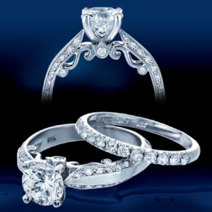 Verragio Platinum Insignia Engagement Ring INS-7038