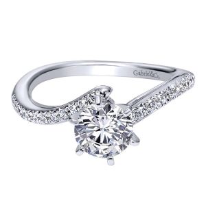 Gabriel 14 Karat Contemporary Engagement Ring ER94224W44JJ