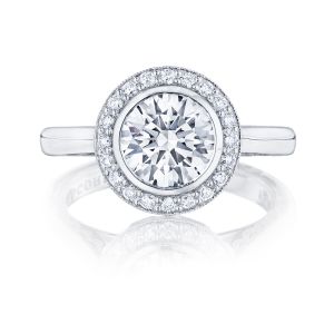 304-25RD75 Platinum Tacori Starlit Engagement Ring