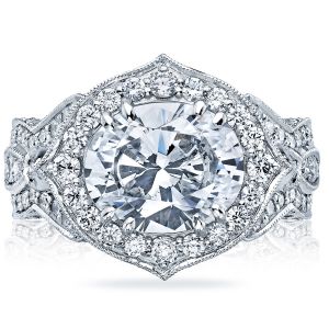 Tacori HT2611OV11X9 18 Karat RoyalT Engagement Ring