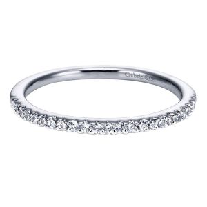 Gabriel 14 Karat Contemporary Wedding Band WB5424W44JJ