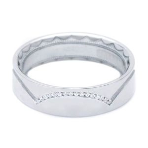 Tacori 966WD Platinum Crescent Wedding Band