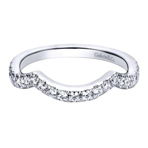 Gabriel 14 Karat Contemporary Wedding Band WB9765W44JJ