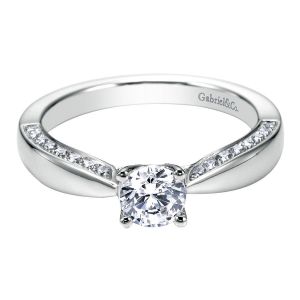 Gabriel 14 Karat Contemporary Engagement Ring ER96288W44JJ