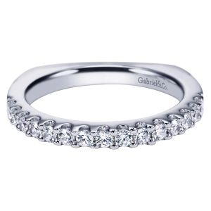 Gabriel 14 Karat Contemporary Wedding Band WB4255W44JJ