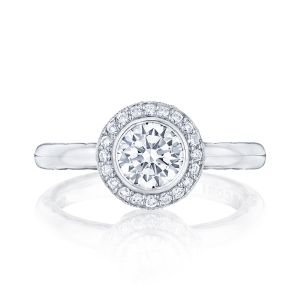 303-25RD6 Platinum Tacori Starlit Engagement Ring