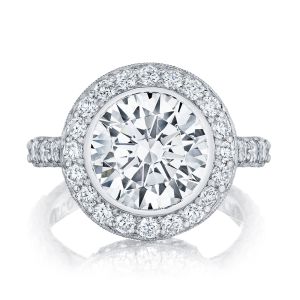 HT2614RD10 Platinum Tacori RoyalT Engagement Ring