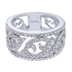 Gabriel Fashion 14 Karat Lace Ladies' Ring LR4816W44JJ