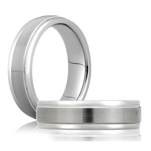 A Jaffe Classic Platinum Wedding Ring BR4620