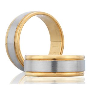 A Jaffe Classic Platinum Wedding Ring BR4628