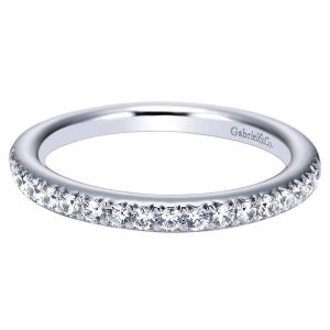 Gabriel 14 Karat Contemporary Wedding Band WB4207W44JJ