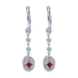 Gabriel Fashion 14 Karat Victorian Drop Earrings EG9676W44RA