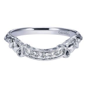 Gabriel 14 Karat Victorian Wedding Band WB5438W44JJ
