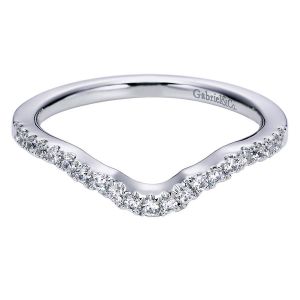 Gabriel 14 Karat Contemporary Wedding Band WB6276W44JJ