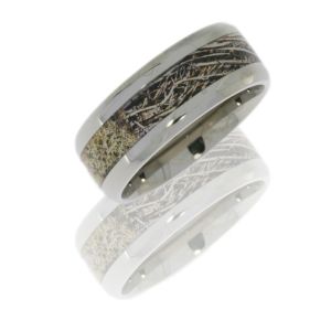 Lashbrook 8B15/MOC-BP POLISH Titanium Wedding Ring or Band