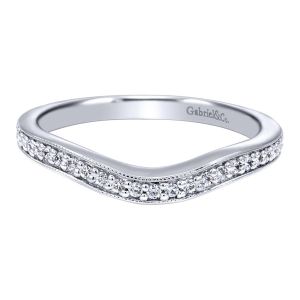 Gabriel 14 Karat Victorian Wedding Band WB10220W44JJ