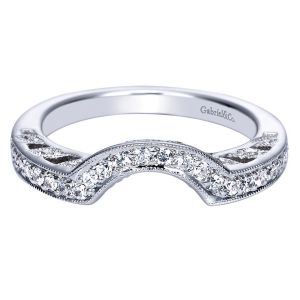 Gabriel 14 Karat Victorian Wedding Band WB4239W44JJ