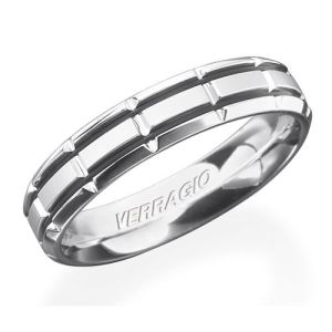 Verragio Platinum In-Gauge Wedding Band RU-5073