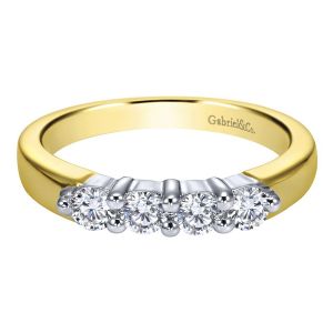 Gabriel 14 Karat Contemporary Wedding Band WB2789M43JJ