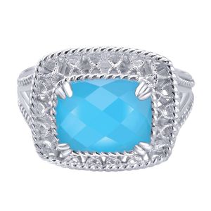 Gabriel Fashion Silver Mediterranean Ladies' Ring LR6141SVJXT