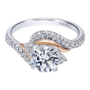 Gabriel 14 Karat Contemporary Engagement Ring ER10304T44JJ