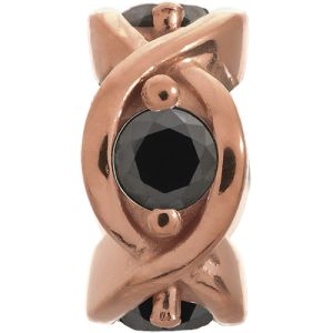 Endless Jewelry Black Heaven Rose Gold Charm 61401-2