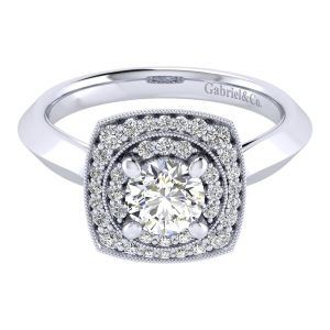 Gabriel 14 Karat Perfect Match Engagement Ring ER001B3AFW44JJ