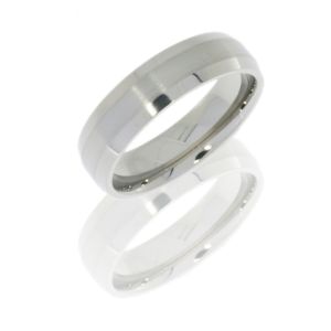 Lashbrook 6WB SATIN-POLISH Titanium Wedding Ring or Band