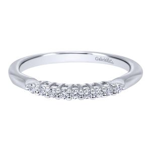 Gabriel 14 Karat Contemporary Wedding Band WB10303W44JJ