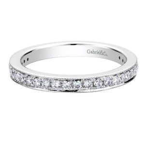 Gabriel 14 Karat Victorian Wedding Band WB9348W44JJ
