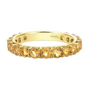Gabriel Fashion 14 Karat Stackable Stackable Ladies' Ring LR4859Y4JCT