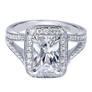 Gabriel 14 Karat Contemporary Engagement Ring ER9079W44JJ