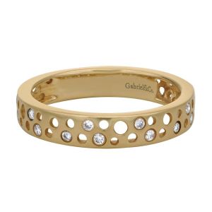Gabriel Fashion 14 Karat Stackable Stackable Ladies' Ring LR5657Y45JJ