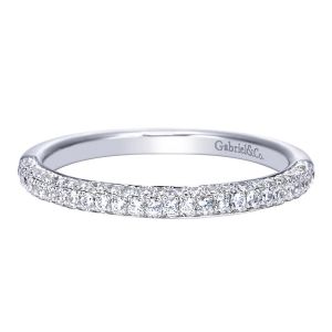 Gabriel 14 Karat Contemporary Wedding Band WB7814W44JJ